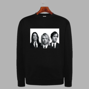 Свитшот NOXX музика рок NIRVANA Черный