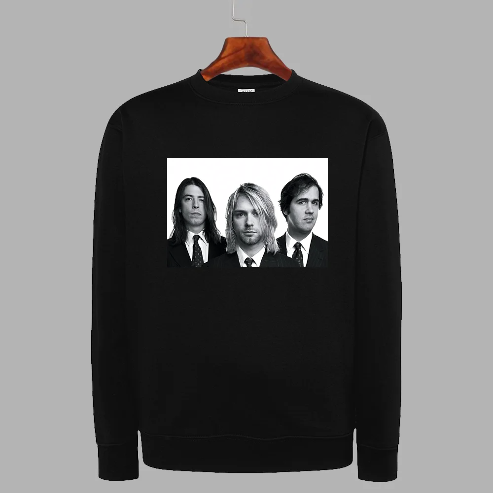 Свитшот NOXX музика рок NIRVANA Черный