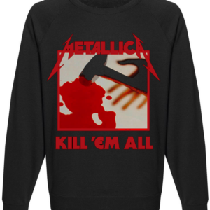 Свитшот NOXX музика рок METALLICA kill all Черный
