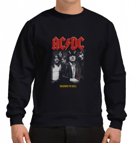 Свитшот NOXX музика рок AC/DC four Черный Свитшот NOXX музика рок AC/DC four Черный