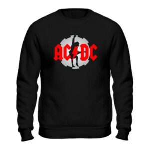 Свитшот NOXX музика рок AC/DC Черный