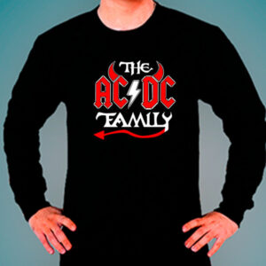 Свитшот NOXX музика рок AC/DC family Черный
