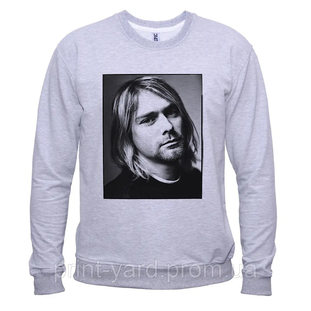 Свитшот NOXX Kurt Cobain Серый Свитшот NOXX Kurt Cobain Серый