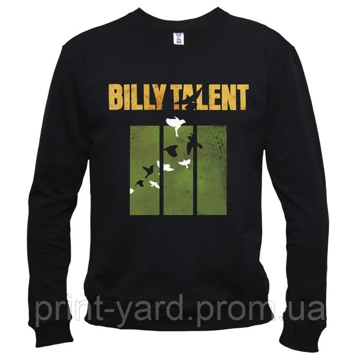 Свитшот NOXX Billy Talent Черный Свитшот NOXX Billy Talent Черный