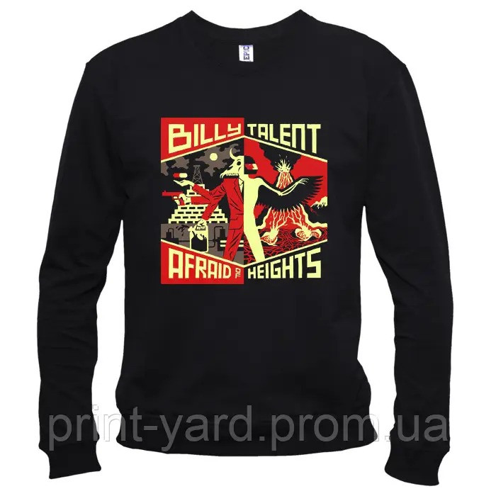 Свитшот NOXX Billy Talent Черный Свитшот NOXX Billy Talent Черный