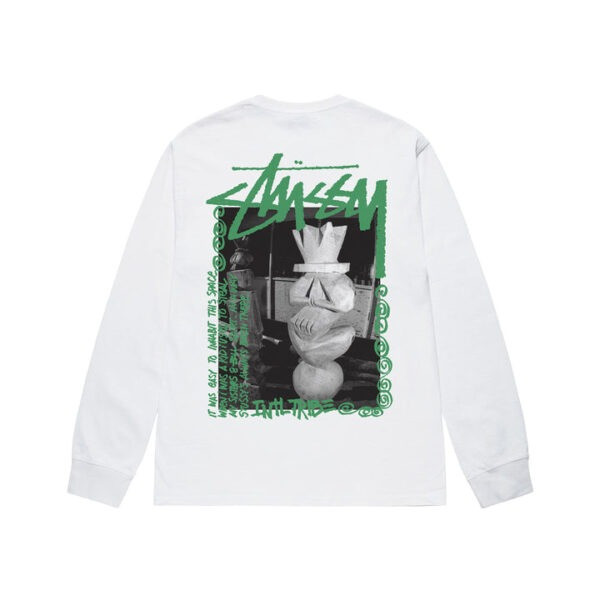 Свитшот NOXX Stussy LANDIN-LS WHITE Белый Свитшот NOXX Stussy LANDIN-LS WHITE Белый