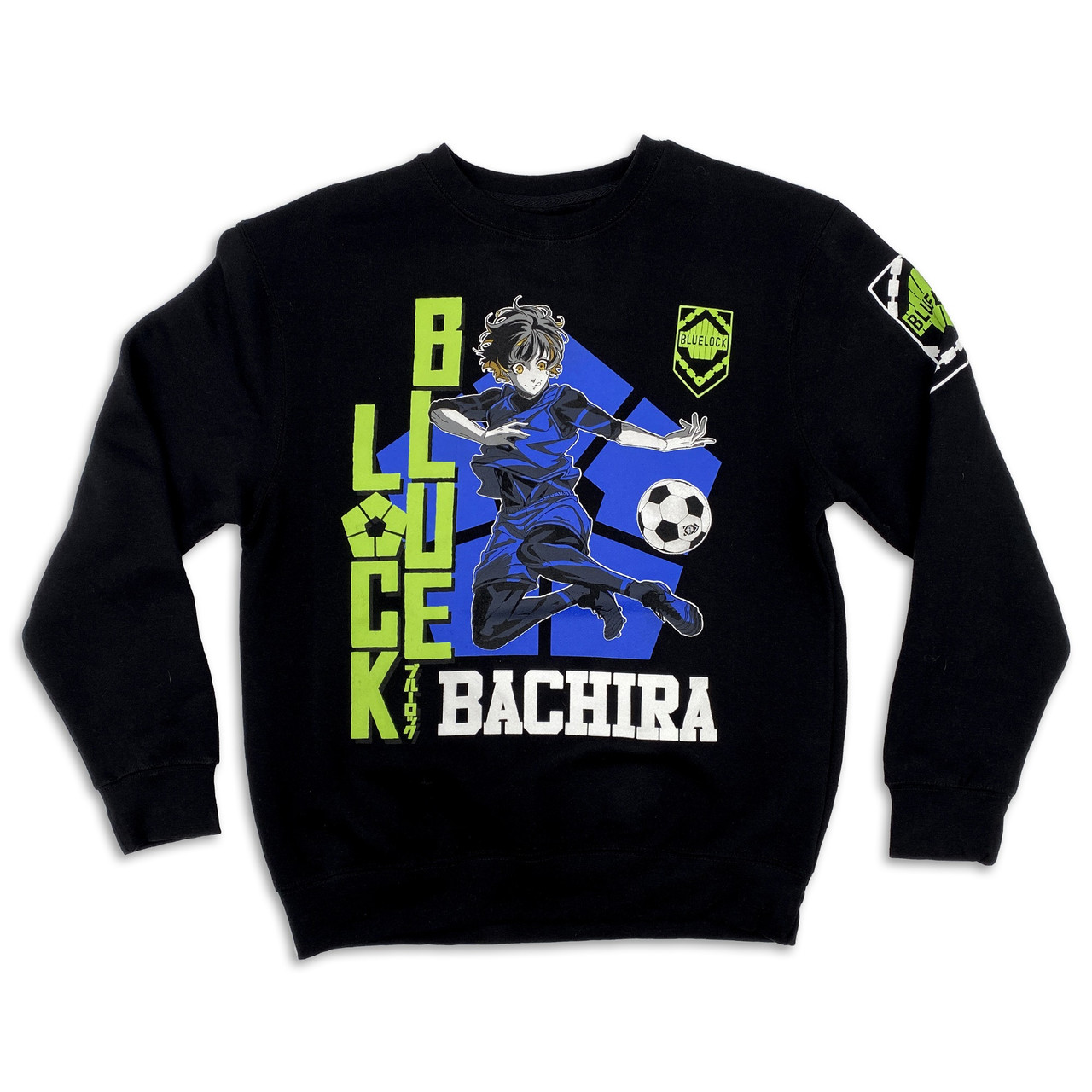Свитшот NOXX аніме BLUELOCK - Bachira Jersey Crew Черный