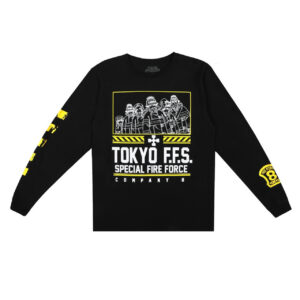 Свитшот NOXX аніме Fire Force - Tokyo FFS Черный Свитшот NOXX аніме Fire Force - Tokyo FFS Черный
