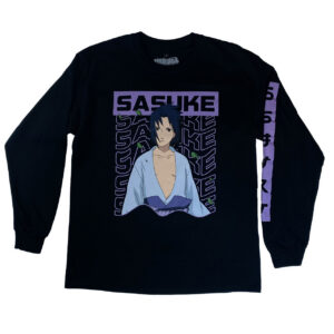 Свитшот NOXX аніме Naruto Shippuden - Sasuke Wavy Kanji Черный Свитшот NOXX аніме Naruto Shippuden - Sasuke Wavy Kanji Черный