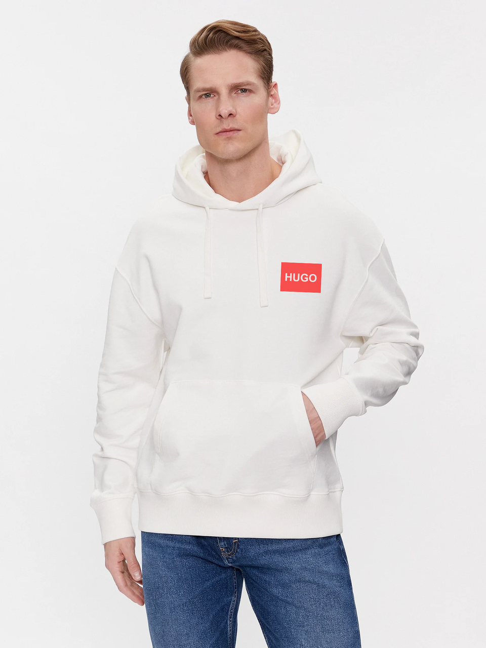 Худи NOXX Hugo Boss Белый Худи NOXX Hugo Boss Белый