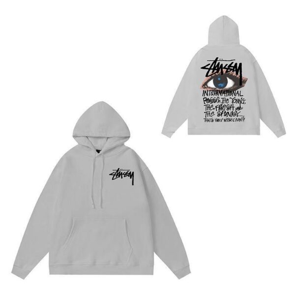 Худи NOXX Stussy Серый Худи NOXX Stussy Серый