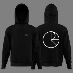 Худи NOXX Streetwear Полар Polar logo outline Черный