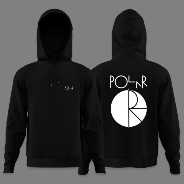 Худи NOXX Streetwear Полар лого Polar logo and inscription Черный Худи NOXX Streetwear Полар лого Polar logo and inscription Черный