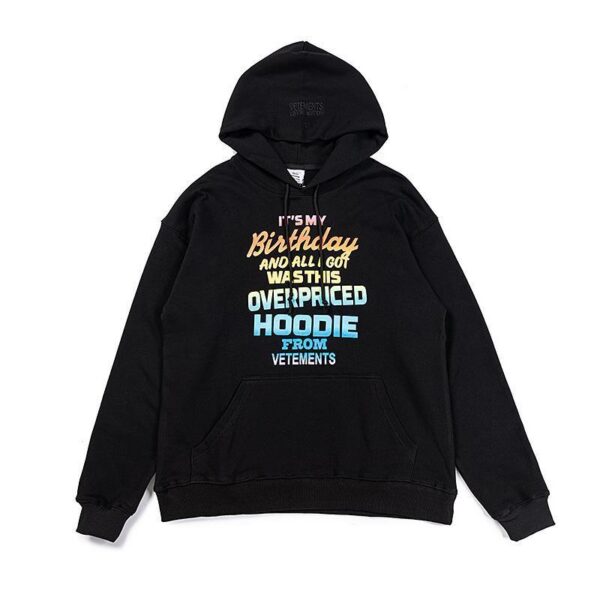 Худи NOXX Vetements Черный Худи NOXX Vetements Черный