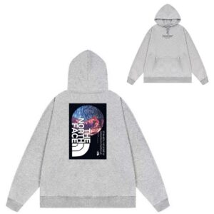 Худи NOXX The north face Серый