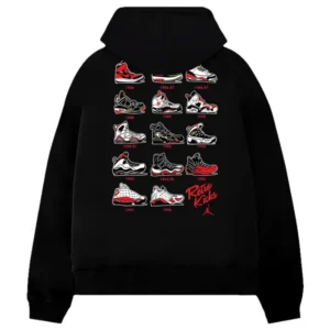 Худи NOXX Jordan Air Retro Kick Черный Худи NOXX Jordan Air Retro Kick Черный
