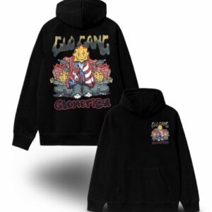 Худи NOXX Streetwear Glo Gang Glomerica Черный Худи NOXX Streetwear Glo Gang Glomerica Черный