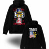 Худи NOXX Streetwear Glo Gang Glomerica Черный