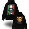 Худи NOXX Streetwear Glo Gang Glomerica Черный
