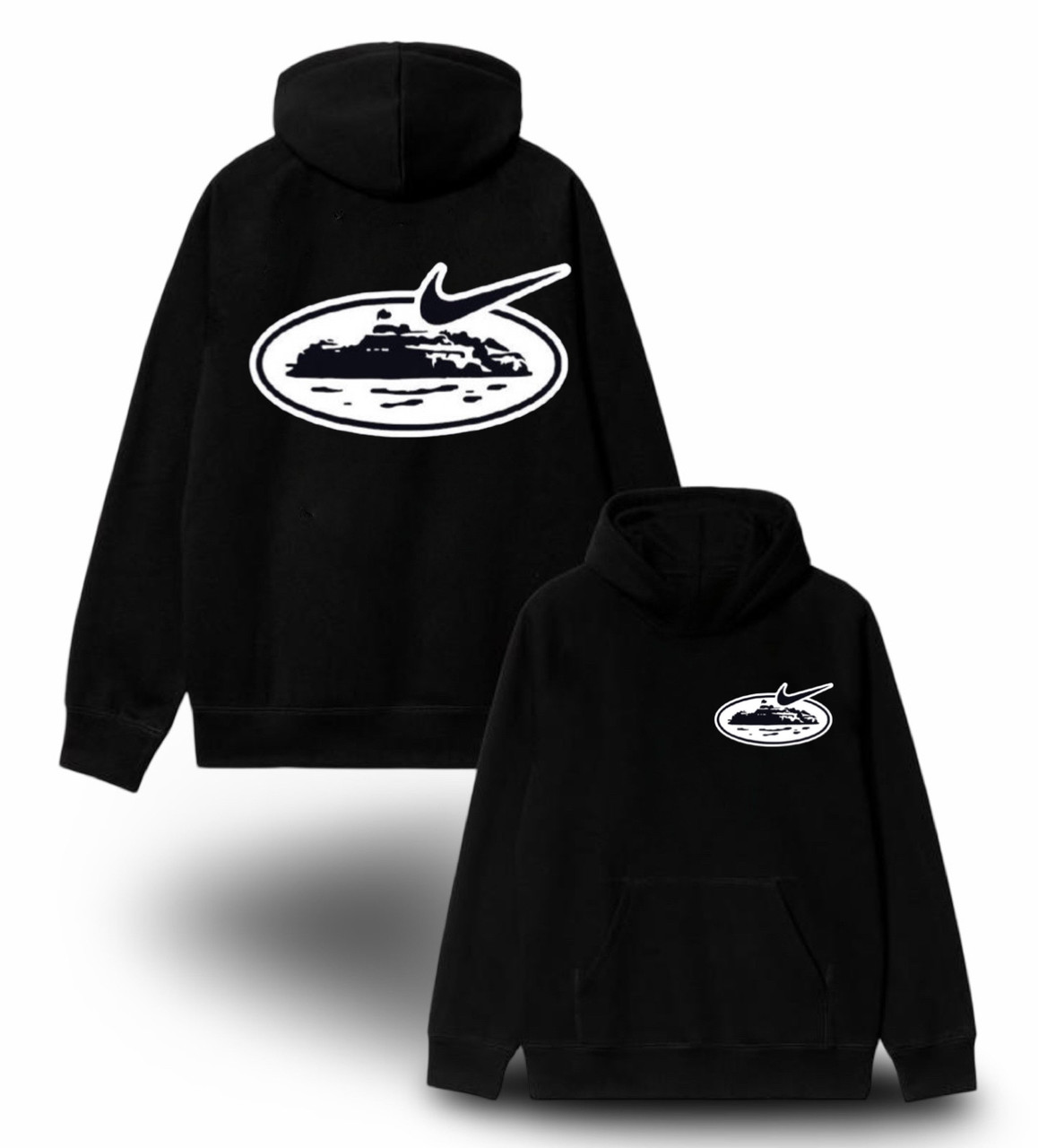 Худи NOXX Corteiz Nike Кортез Черный Худи NOXX Corteiz Nike Кортез Черный