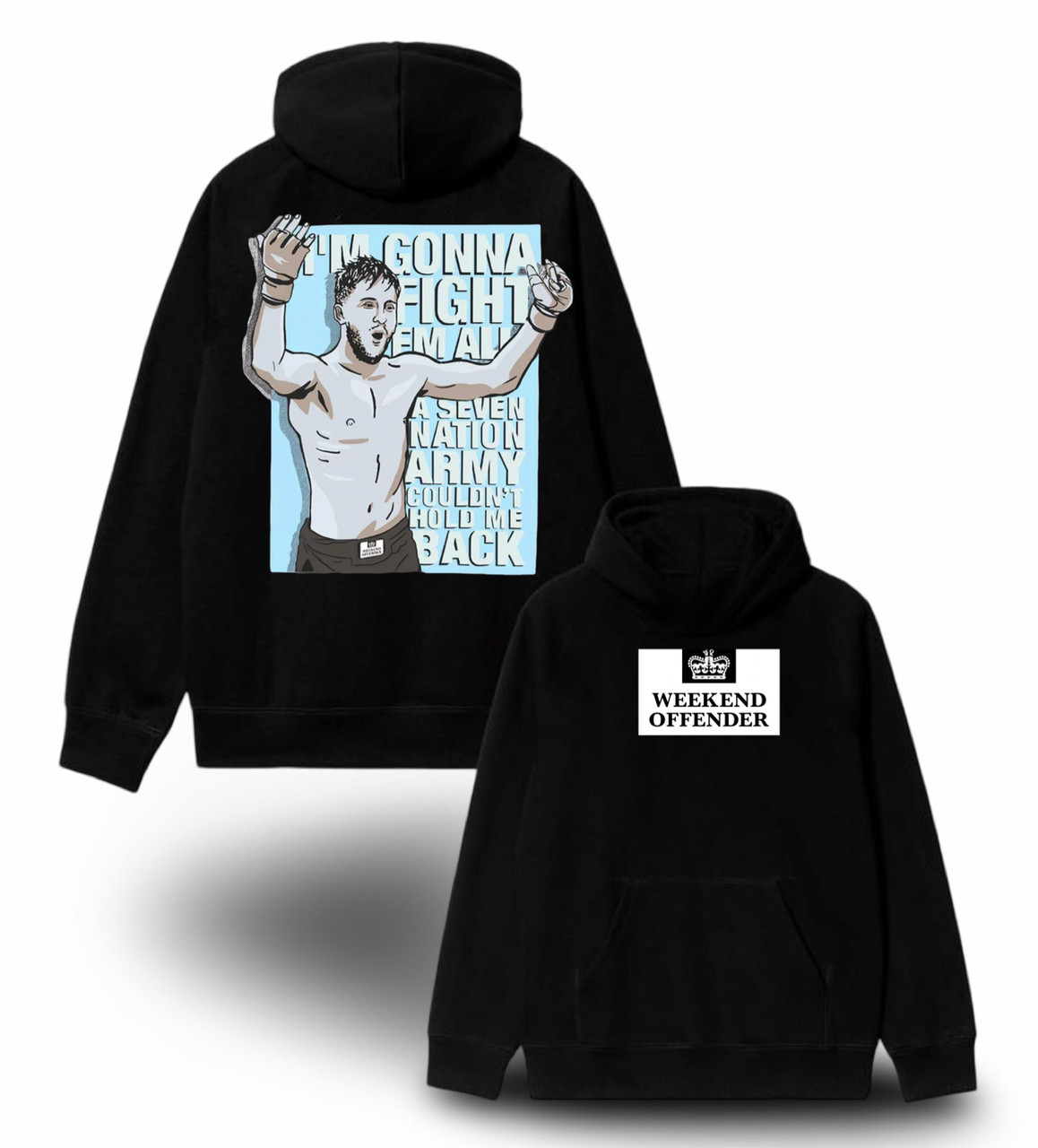 Худи NOXX Streetwear Weekend Offender Casual Черный Худи NOXX Streetwear Weekend Offender Casual Черный