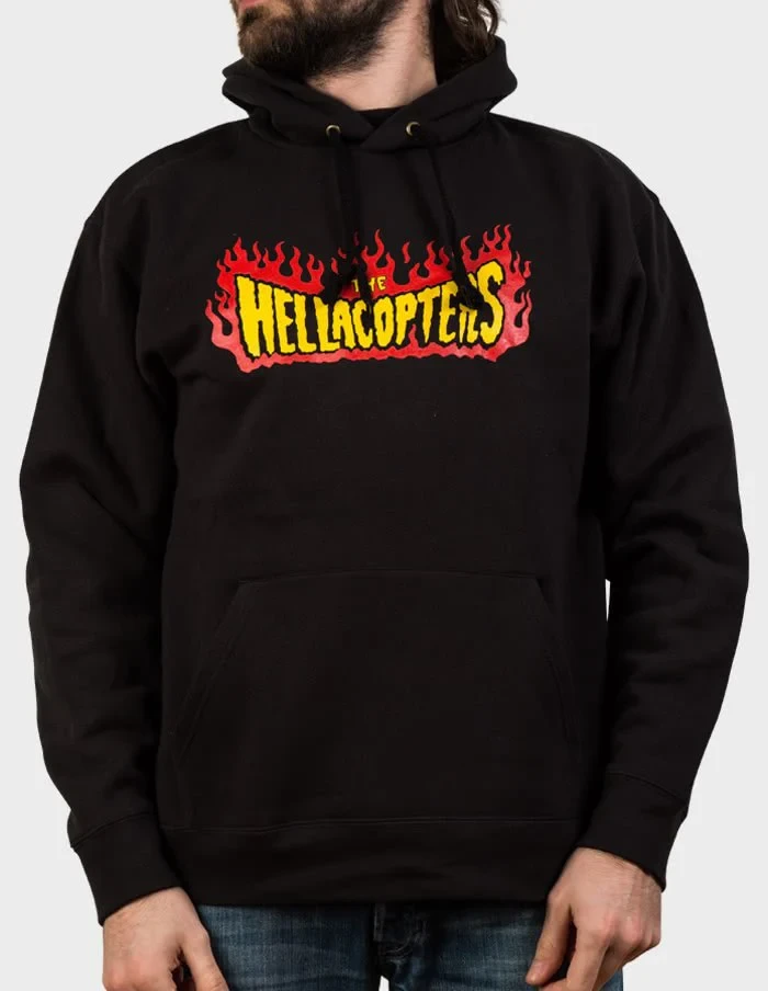 Худи NOXX Streetwear THE HELLACOPTERS "Flames" Черный Худи NOXX Streetwear THE HELLACOPTERS "Flames" Черный