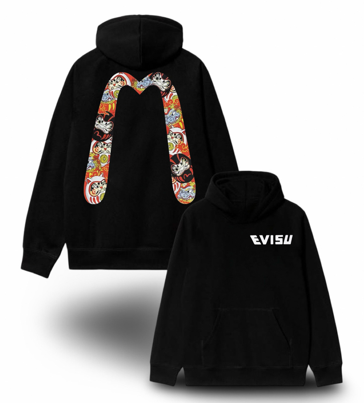 Худи NOXX Evisu Черный Худи NOXX Evisu Черный