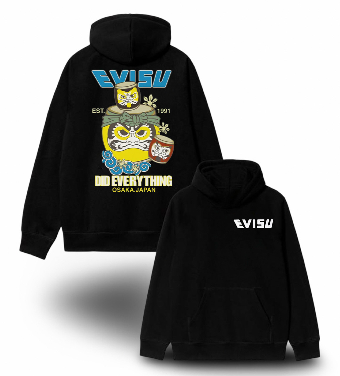 Худи NOXX Evisu Черный Худи NOXX Evisu Черный
