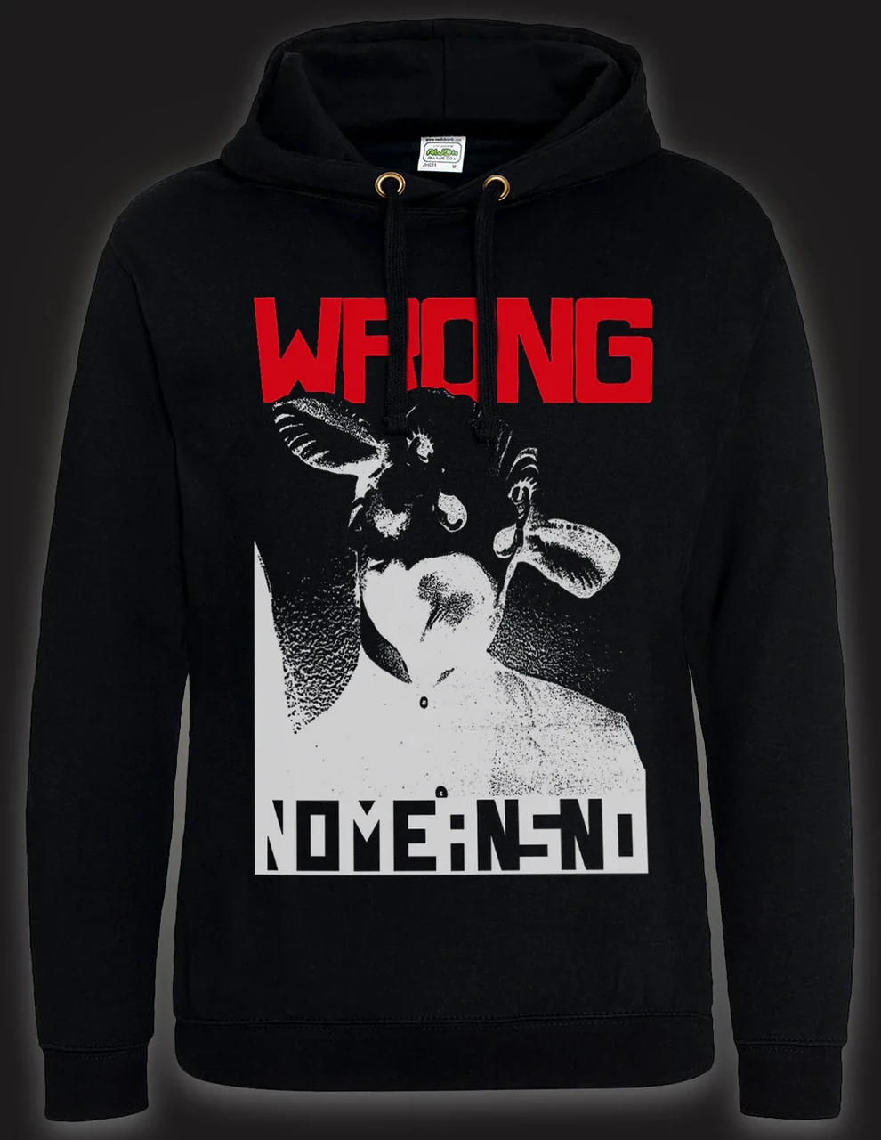 Худи NOXX Streetwear NOMEANSNO "The New Wrong" Черный