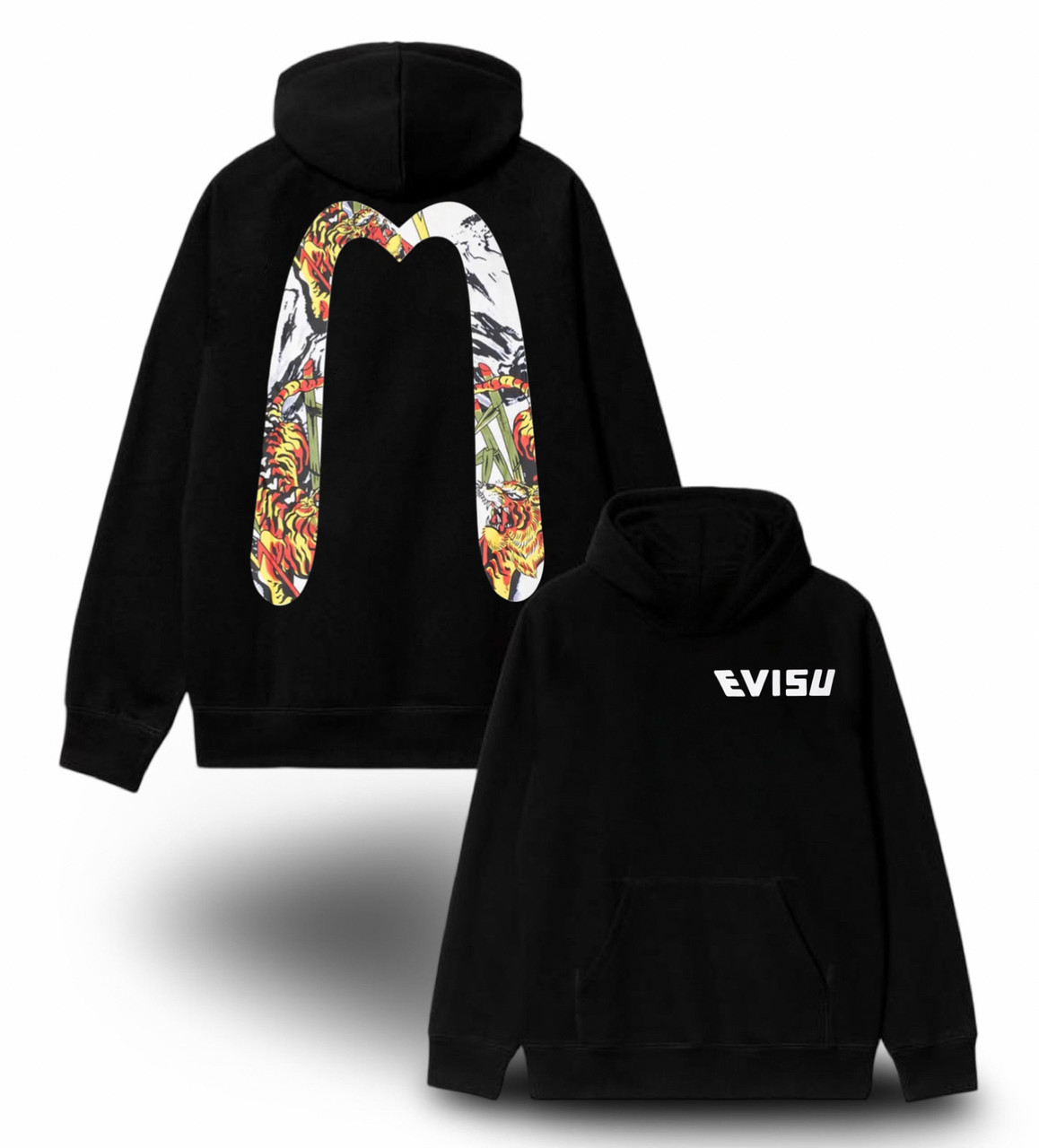 Худи NOXX Evisu Черный Худи NOXX Evisu Черный
