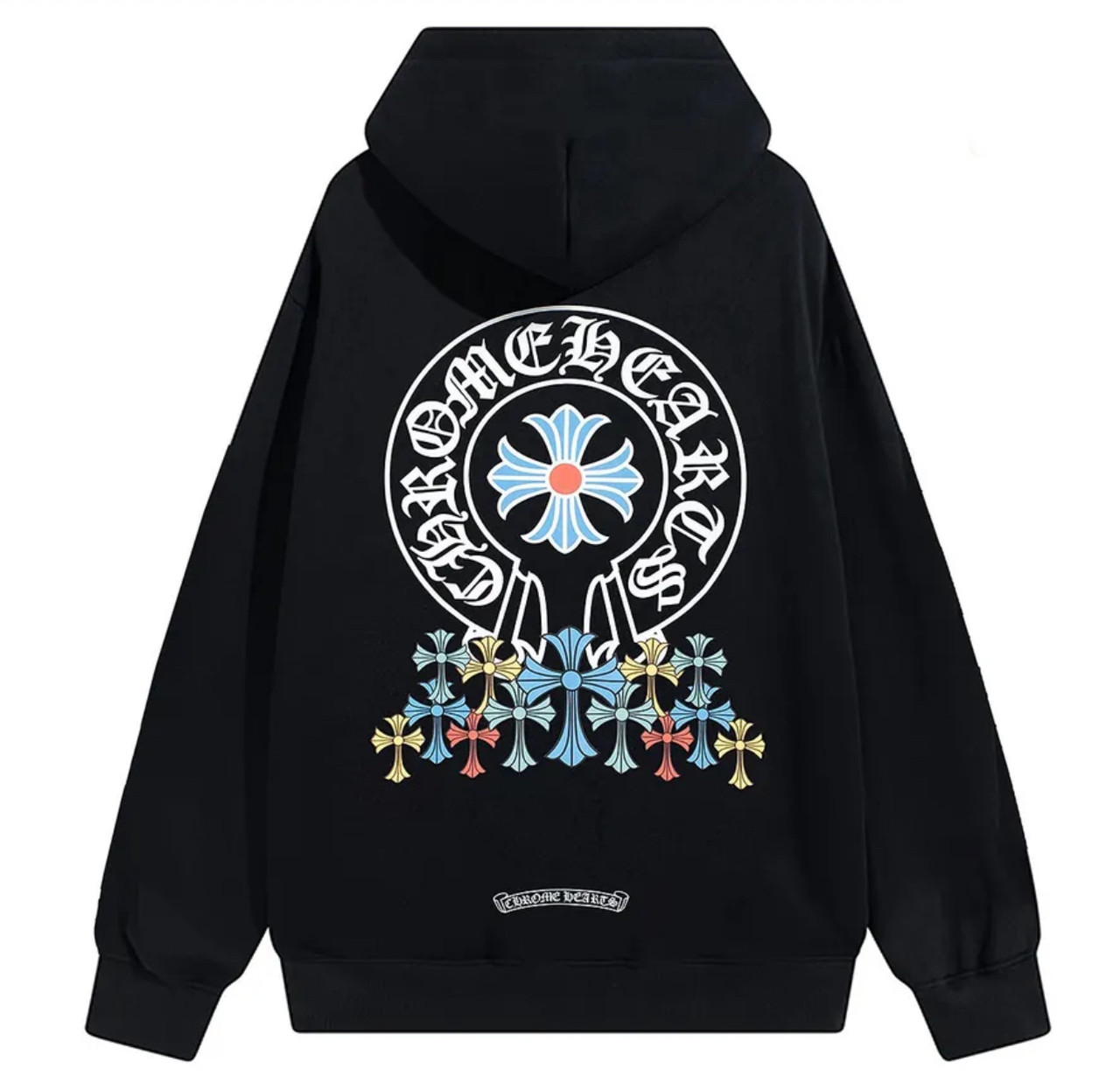 Худи NOXX Chrome Hearts Черный Худи NOXX Chrome Hearts Черный