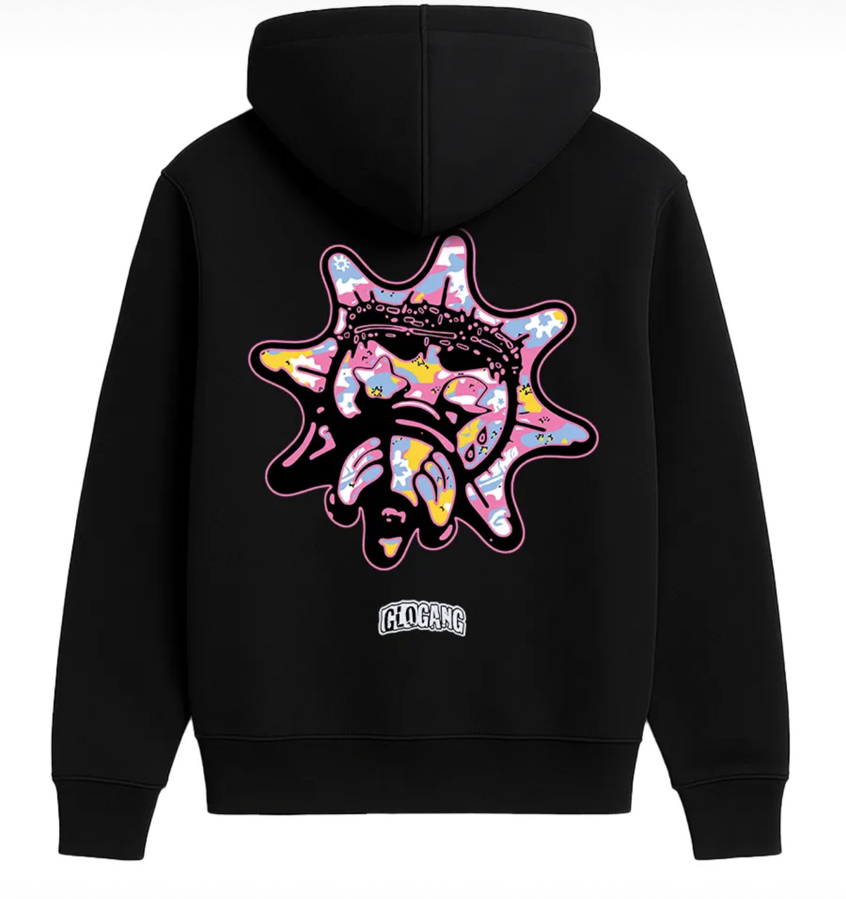 Худи NOXX Streetwear Glo Gang Гло Генг Черный