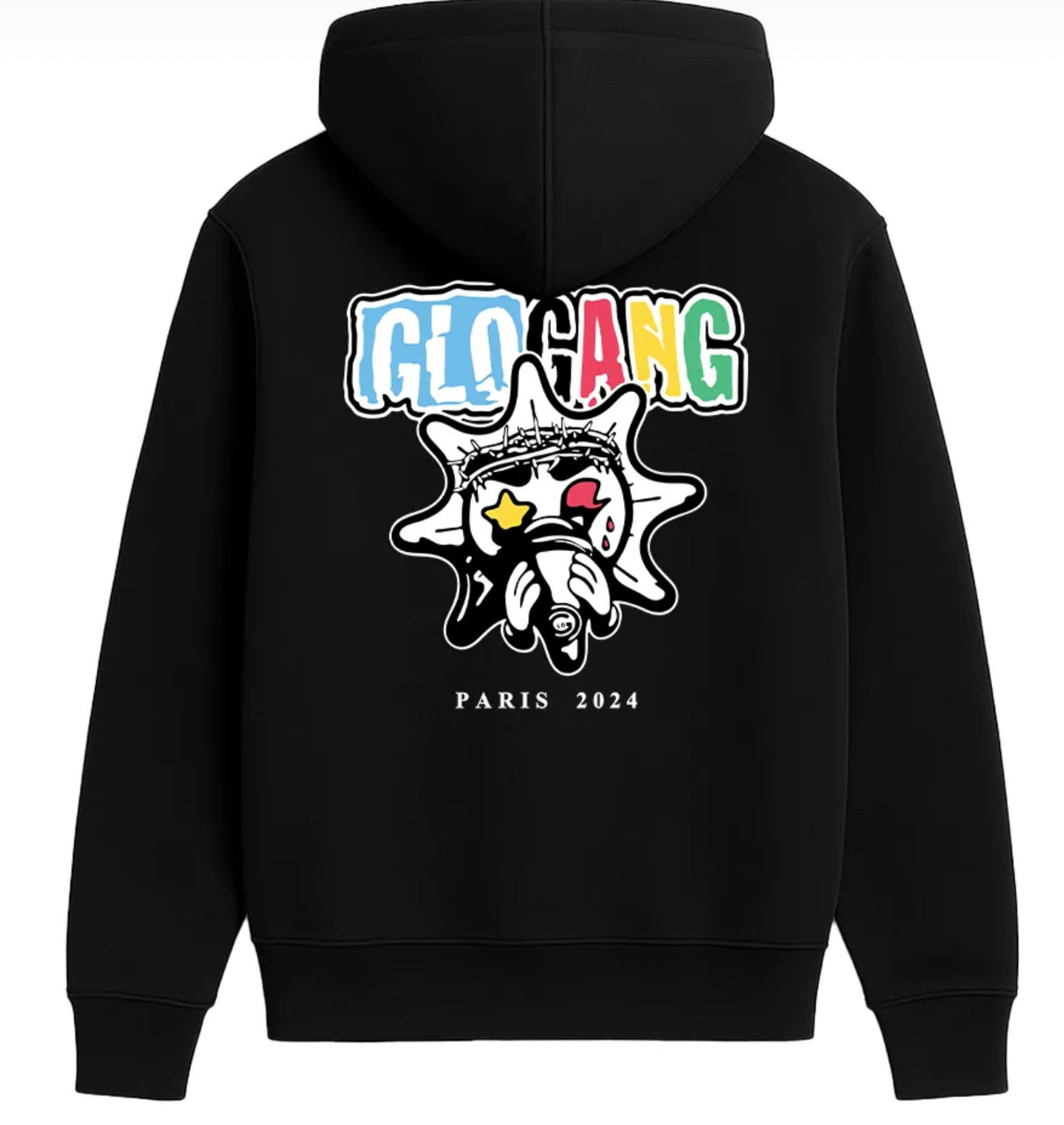 Худи NOXX Streetwear Glo Gang Гло Генг Черный