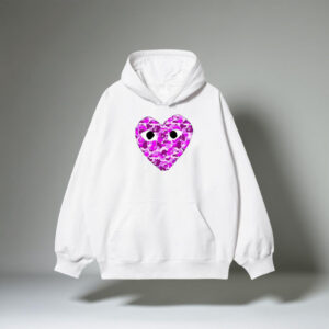 Худи NOXX Comme des Garcons Play Белый