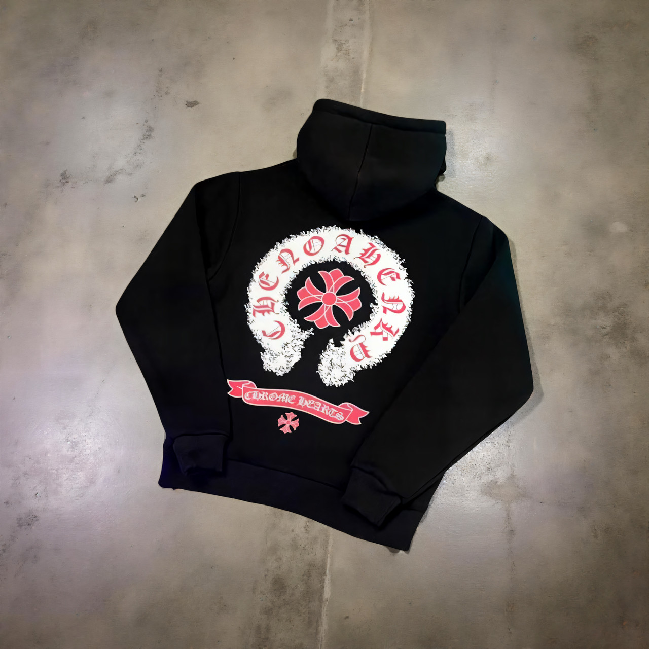Худи NOXX Chrome Hearts Черный Худи NOXX Chrome Hearts Черный