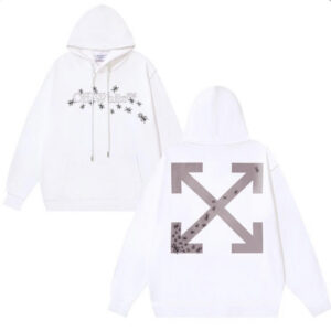 Худи NOXX Streetwear Off -White Мурахи Белый