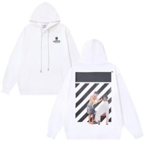 Худи NOXX Streetwear Off -White Барбер Белый