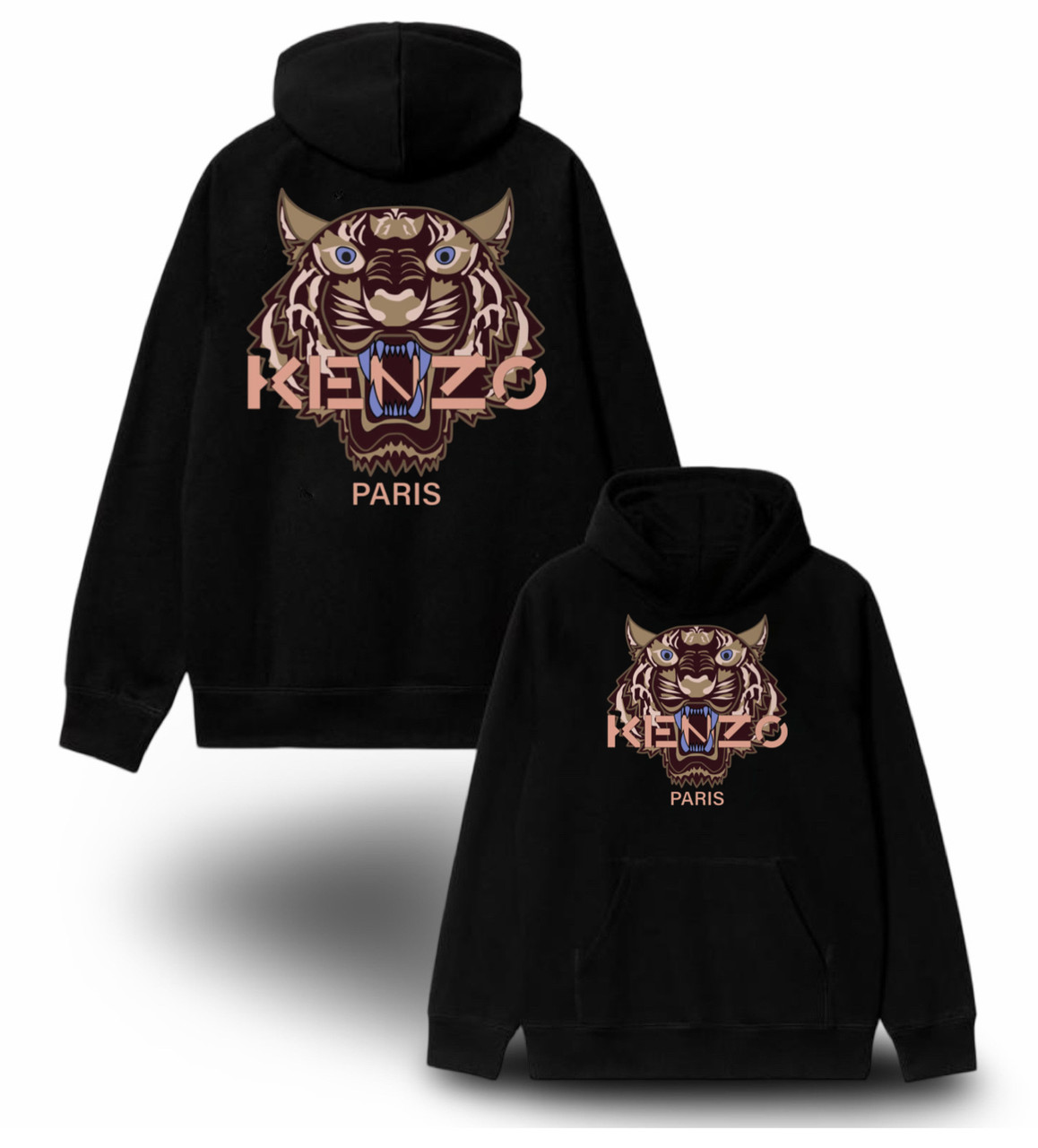 Худи NOXX Kenzo Paris Черный Худи NOXX Kenzo Paris Черный