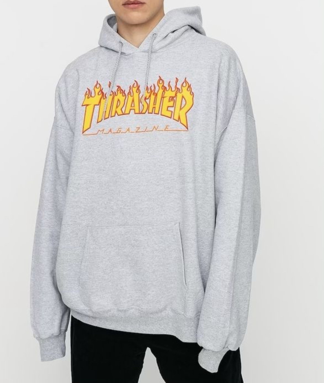 Худи NOXX Thrasher Magazine Серый Худи NOXX Thrasher Magazine Серый