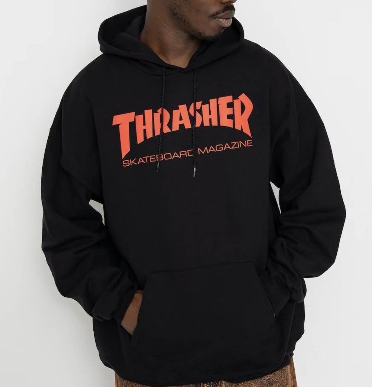 Худи NOXX Thrasher Оранж Черный Худи NOXX Thrasher Оранж Черный