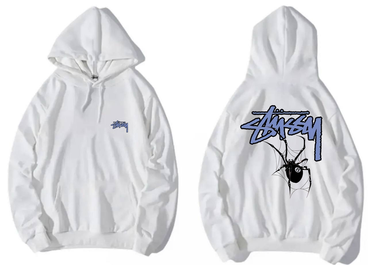 Худи NOXX Stussy Spider Белый Худи NOXX Stussy Spider Белый