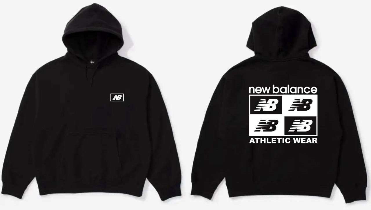 Худи NOXX New Balance NB Черный Худи NOXX New Balance NB Черный