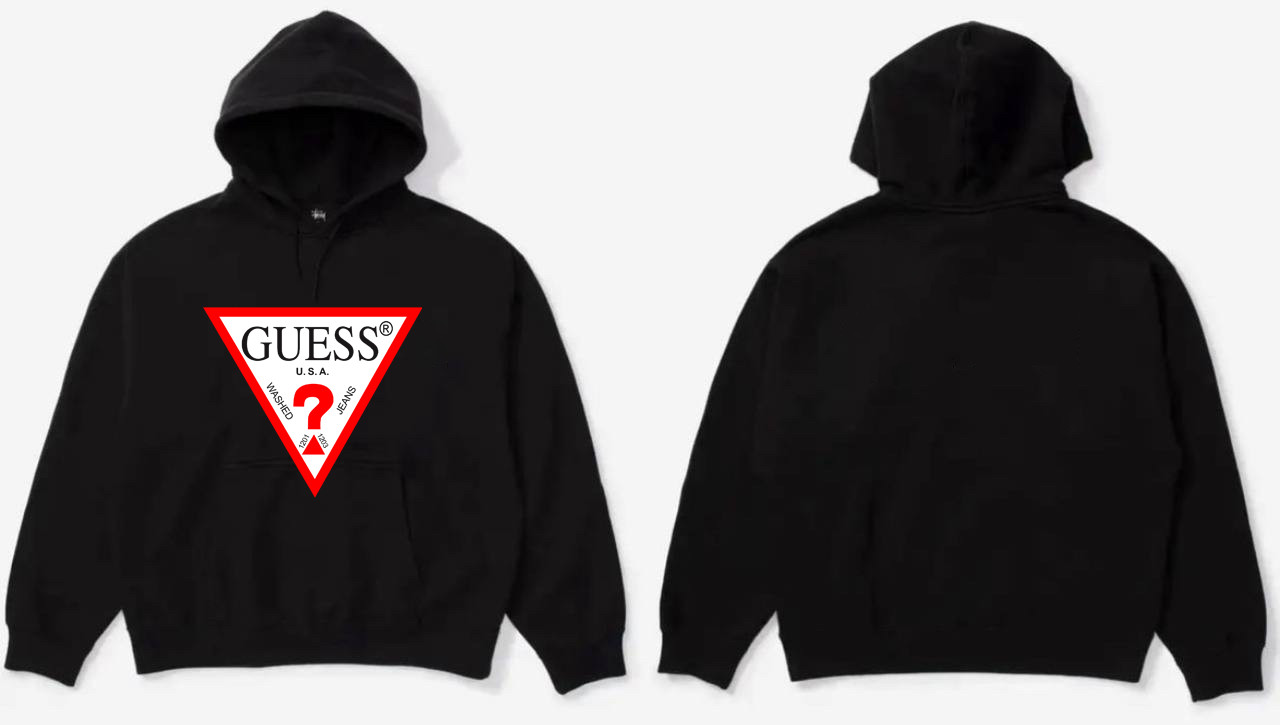 Худи NOXX Guess Гесс Черный Худи NOXX Guess Гесс Черный