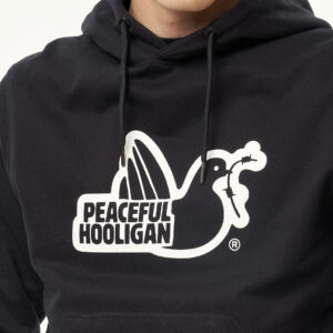 Худи NOXX Streetwear Peaceful Hooligan Черный Худи NOXX Streetwear Peaceful Hooligan Черный
