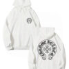 Худи NOXX Chrome Hearts Белый Худи NOXX Chrome Hearts Белый