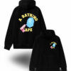 Худи NOXX BAPE A Bathing APE Baby Milo Camo Черный Худи NOXX BAPE A Bathing APE Baby Milo Camo Черный