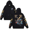 Худи NOXX Streetwear Off white Черный Худи NOXX Streetwear Off white Черный