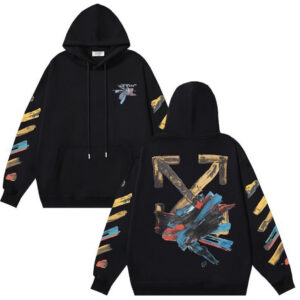 Худи NOXX Streetwear Off white Черный