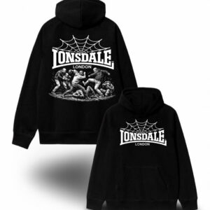 Худи NOXX Lonsdale London Spider Fight Черный