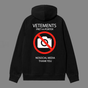 Худи NOXX Vetements Antisocial Черный